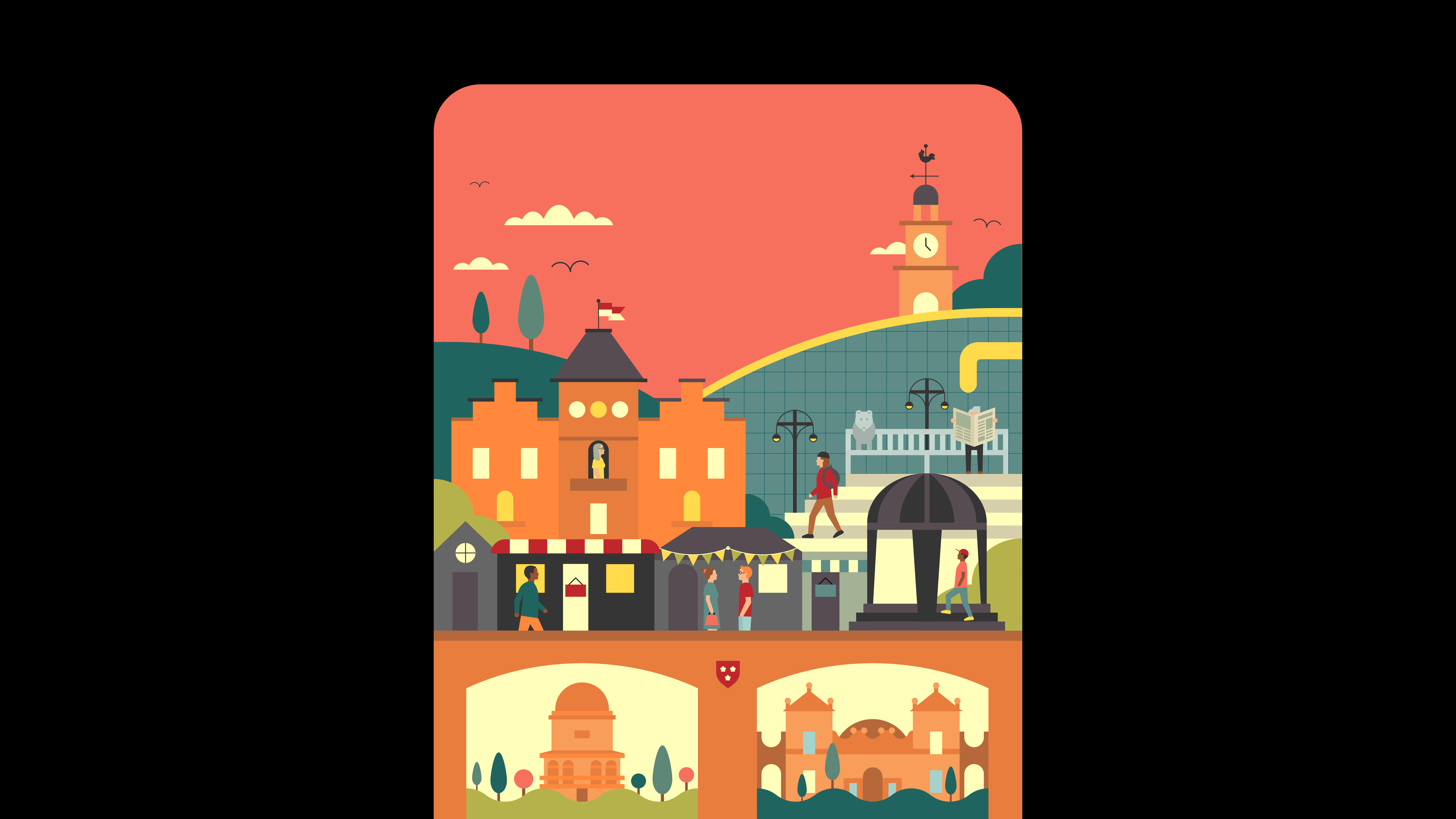 Inside Out App Hamilton Illustration